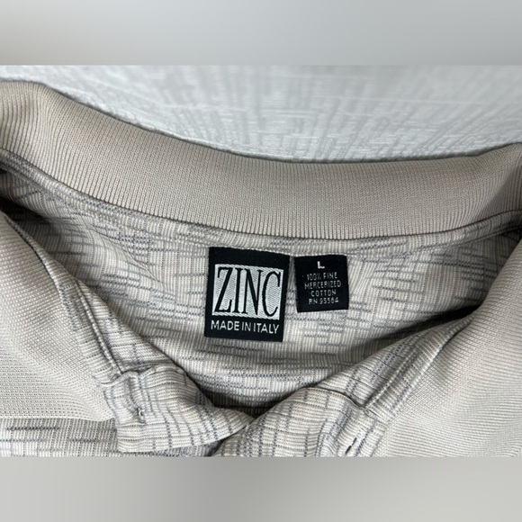 Vtg Pine needles golf club Polo shirt Large - Picture 2 of 9